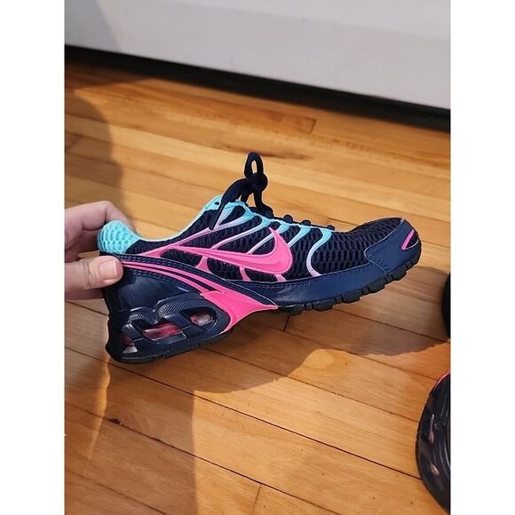 Size 5.5- Nike Air Max Torch 4 Midnight Navy Pink Blast - Picture 5 of 6